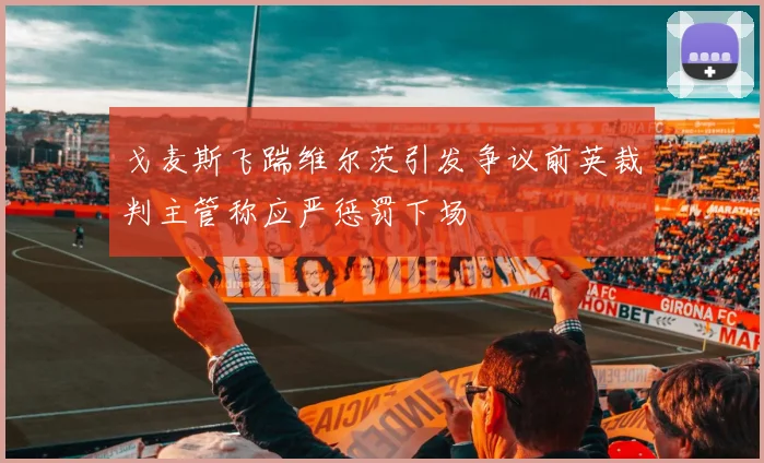 戈麦斯飞踹维尔茨引发争议前英裁判主管称应严惩罚下场