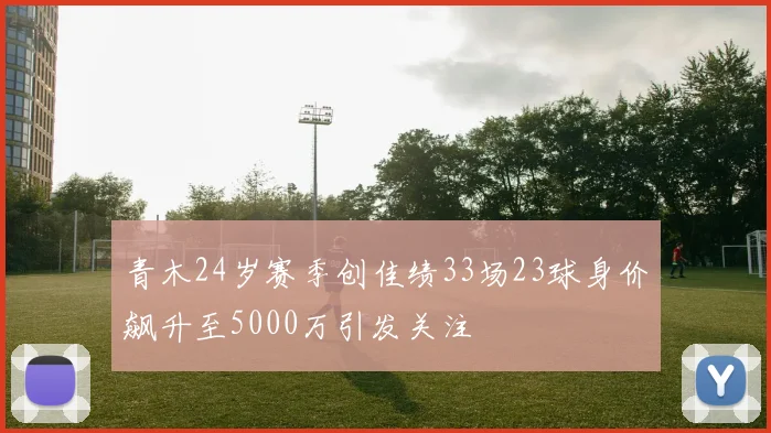 青木24岁赛季创佳绩33场23球身价飙升至5000万引发关注